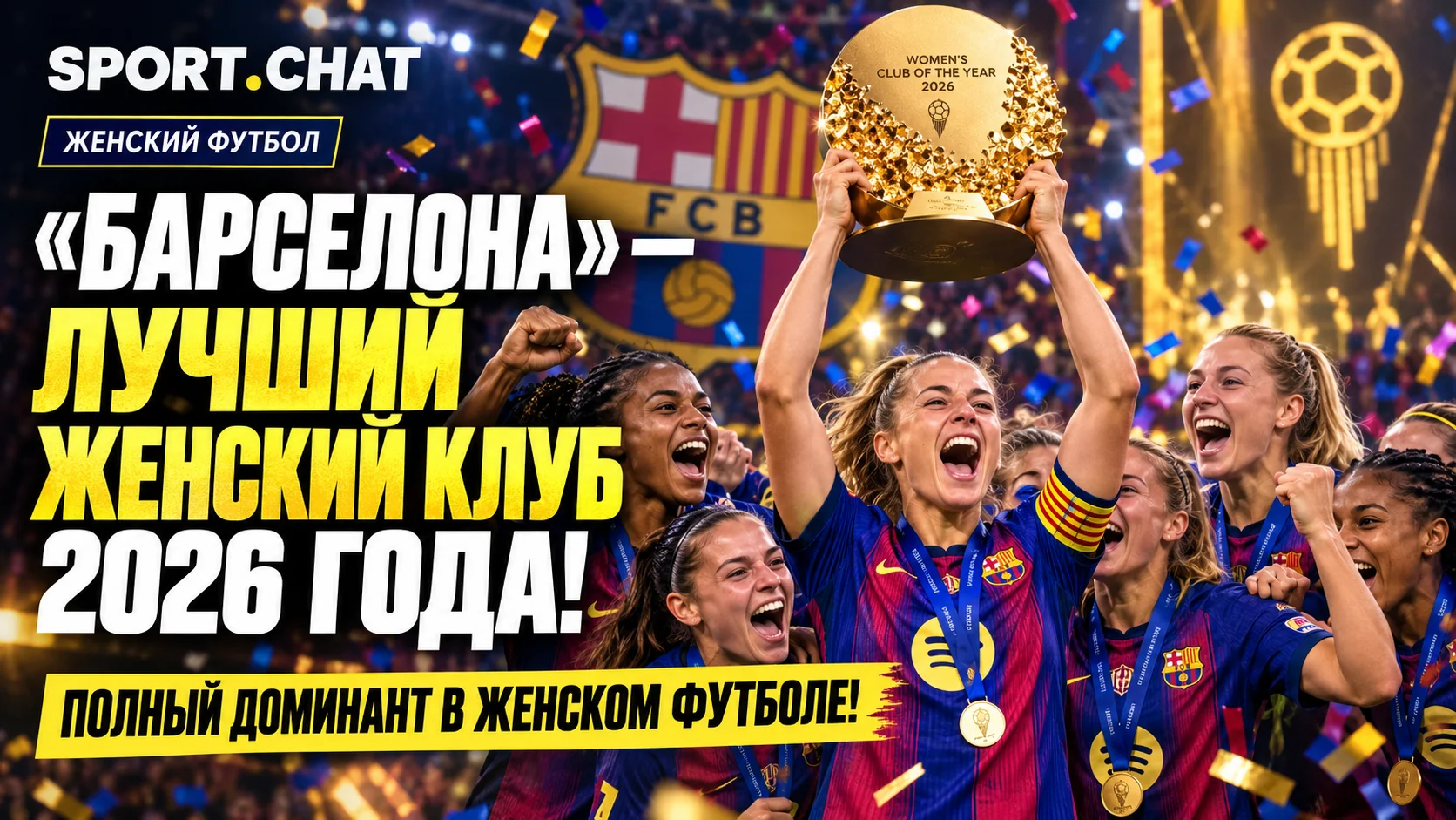 «Барселона» признана лучшим женским футбольным клубом мира 2026 года!